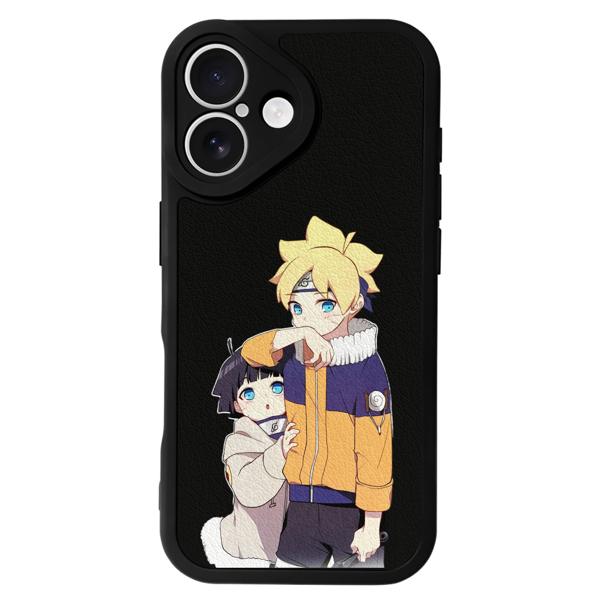（画像用） NARUTO -ナルト- うずまき ボルト Uzumaki Boruto 【iPhone 16シリーズ対応】シリコンスマホケース（レザー調） 材質：シリコン